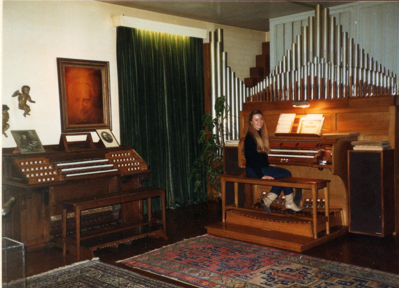 Flor Peeters' home studio